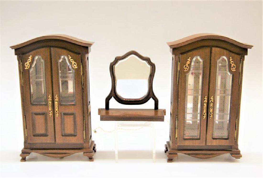 Hal Weston Bridged Armoire & China Cabinet Dollhouse (1 of 3)