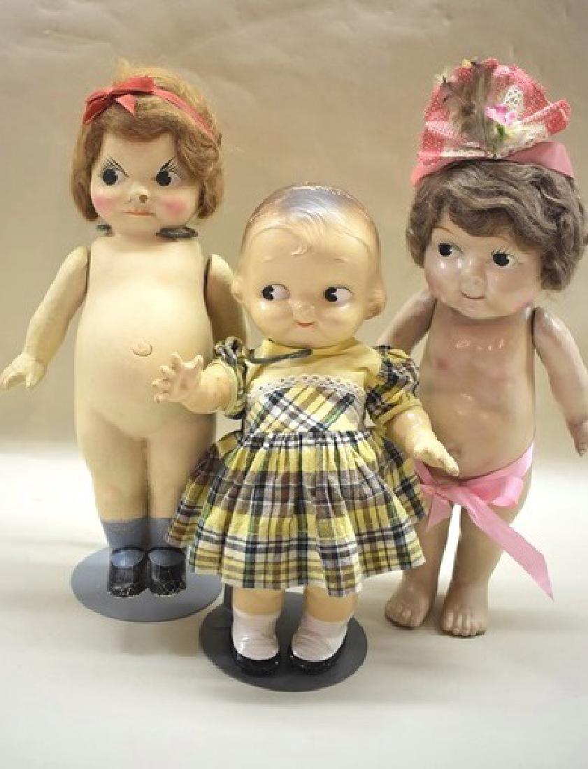 Three Composition Dolls (1 of 2)
