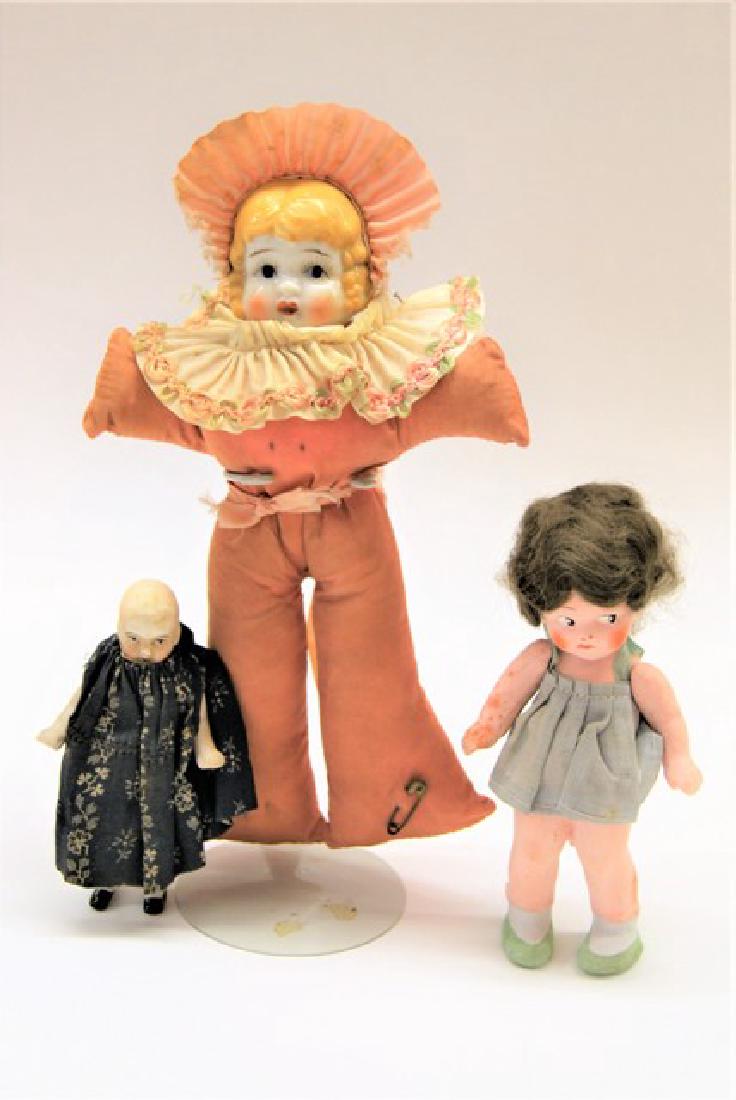 Three Small Antique Dolls (1 of 4)