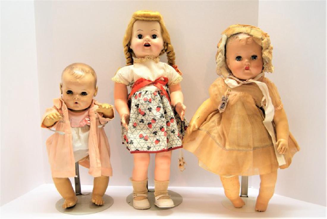 Three Hard Plastic and Rubber Dolls (1 of 1)