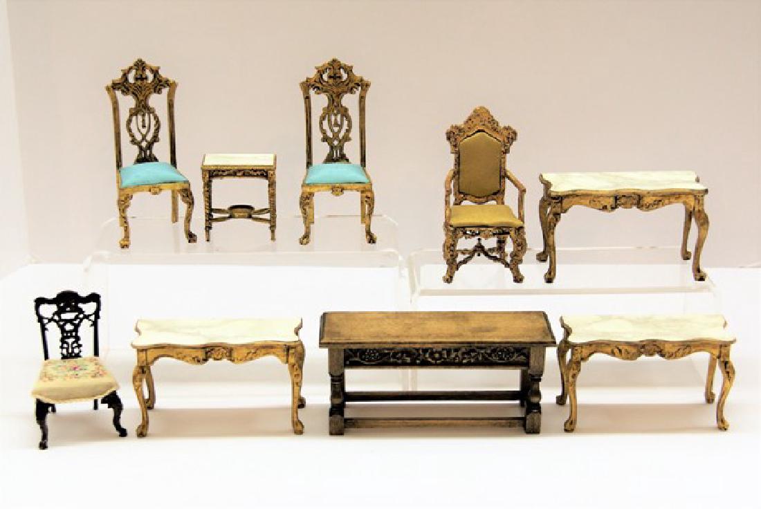 Group of Bespaq Painted Dollhouse Furniture (1 of 4)