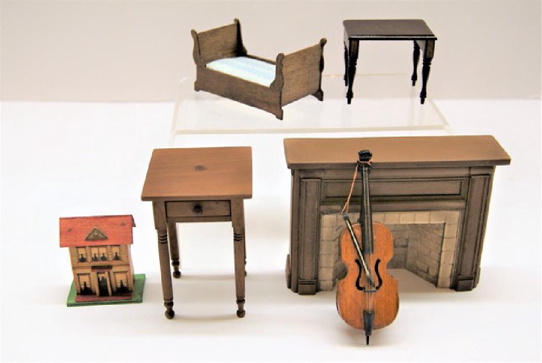 Group of Signed & Unsigned Artisan Dollhouse Furniture (1 of 5)