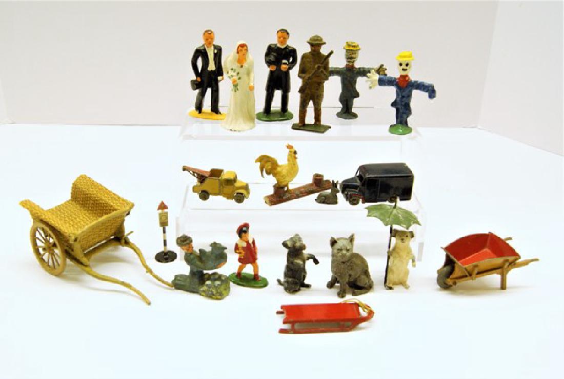Group of Cast Metal Toys & Figures (1 of 1)
