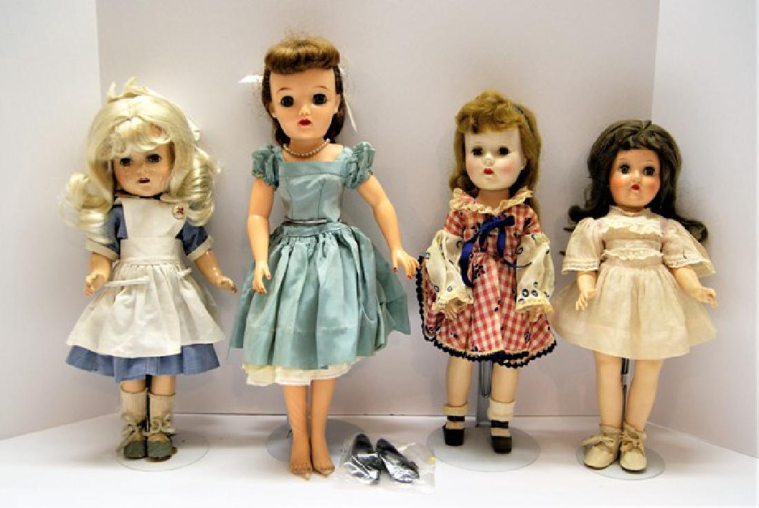 4 Dolls, 1 Vinyl, 2 Hard Plastic and 1 Composition (1 of 1)