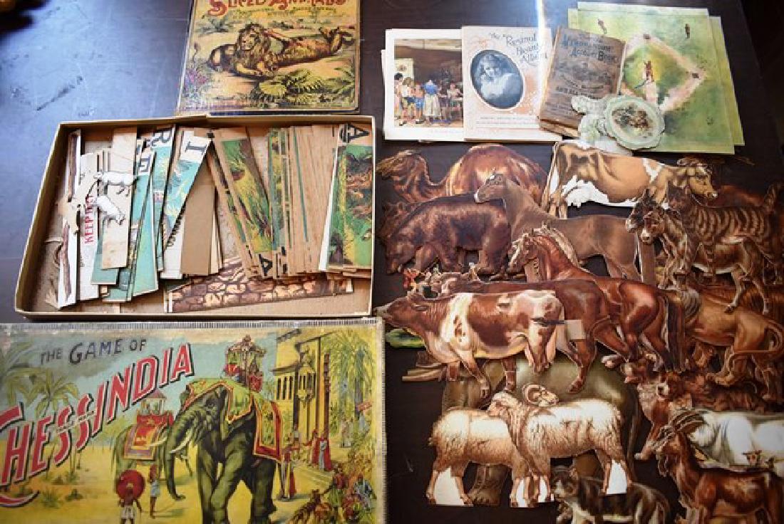 Vintage Game & Die cut Animals (1 of 4)