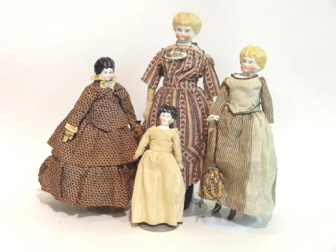 Four China Head Dolls (1 of 4)