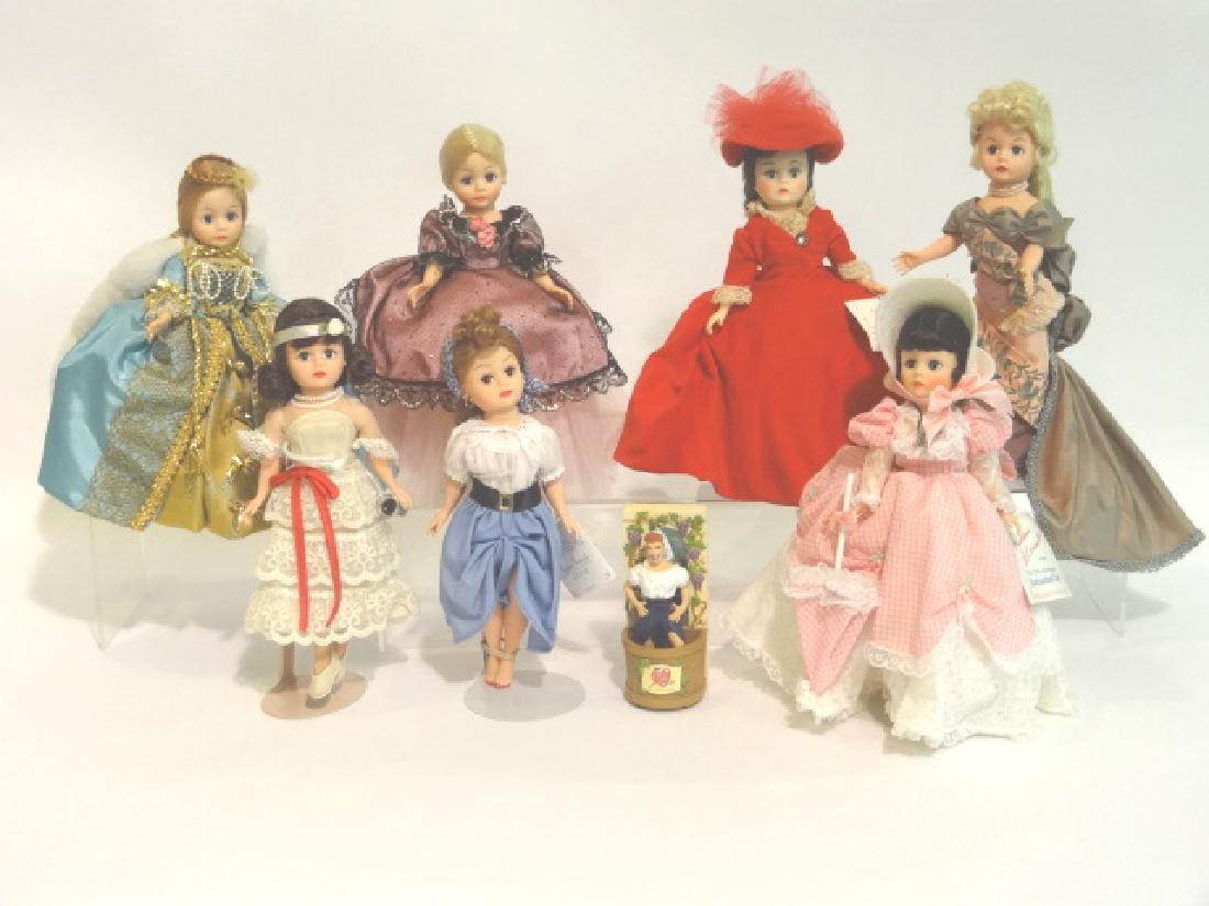 Seven Ten Inch Madame Alexander Dolls (1 of 1)