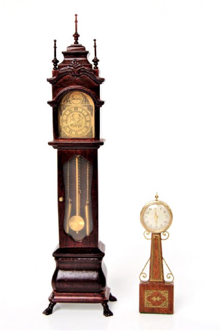 Jim Watt Banjo Clock & Drinkwater Grandfather Clock (1 of 4)