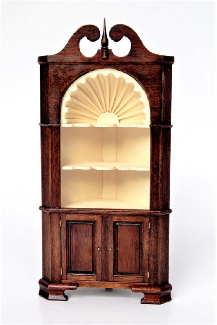 Edward Norton Queen Ann Corner Cabinet Dollhouse (1 of 1)