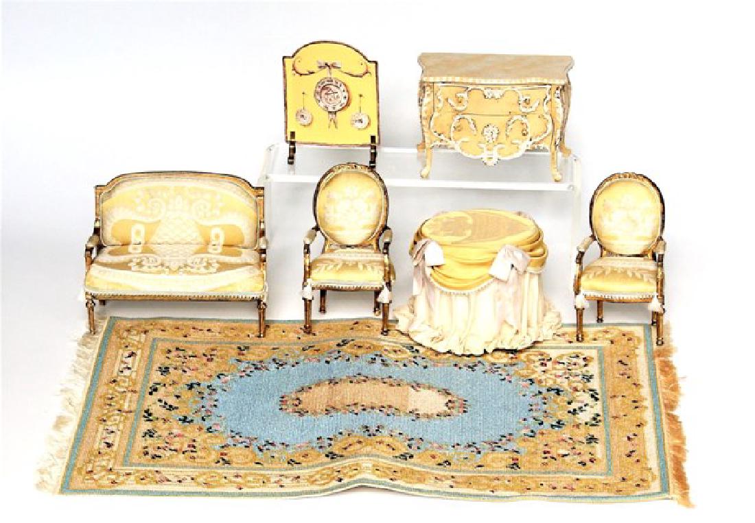 Formal French Furniture Set for Dollhouse (1 of 5)