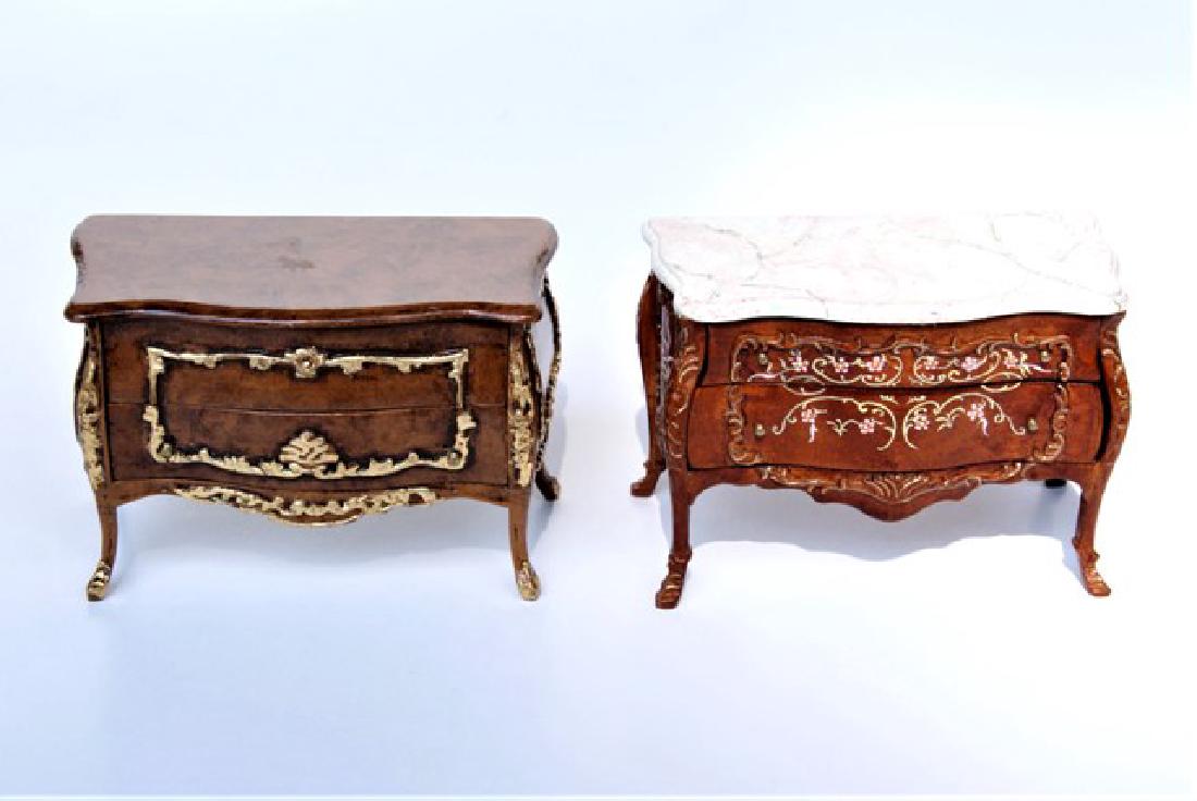 Two French Bombay Commodes for Dollhouse (1 of 3)