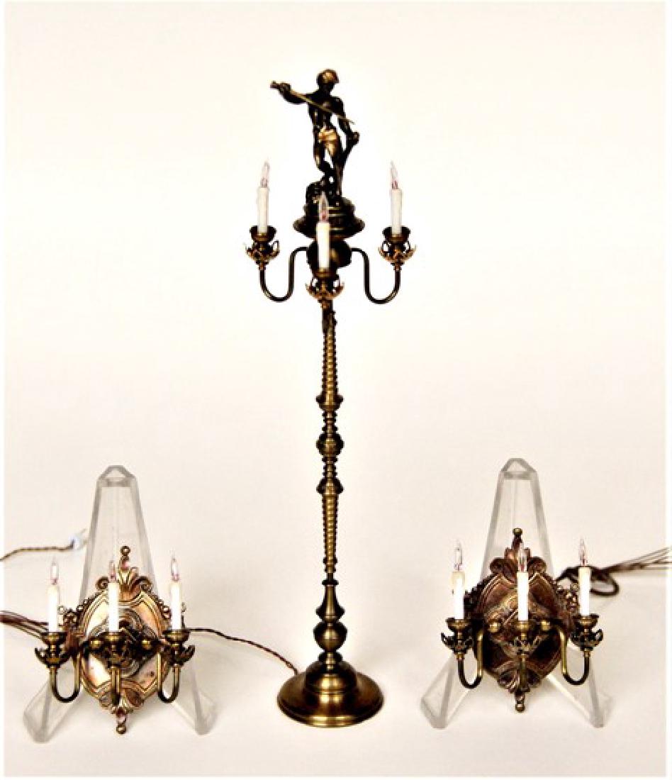 Scott Hughes Floor Lamp & Sconces for Dollhouse (1 of 3)