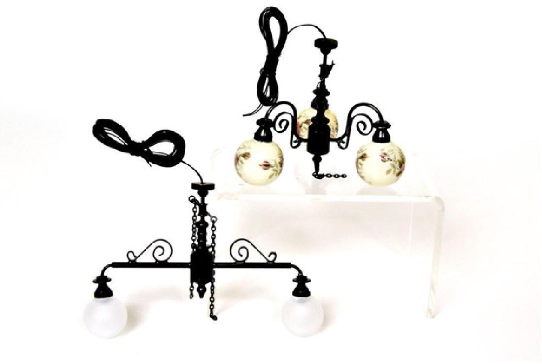 Two Ray Storey Dollhouse Gas Lights (1 of 3)