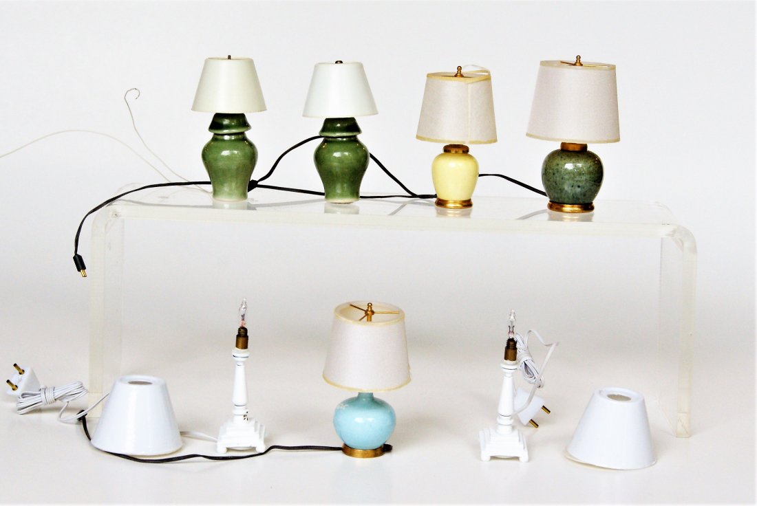 Dollhouse Table Lamp Miniatures (1 of 1)