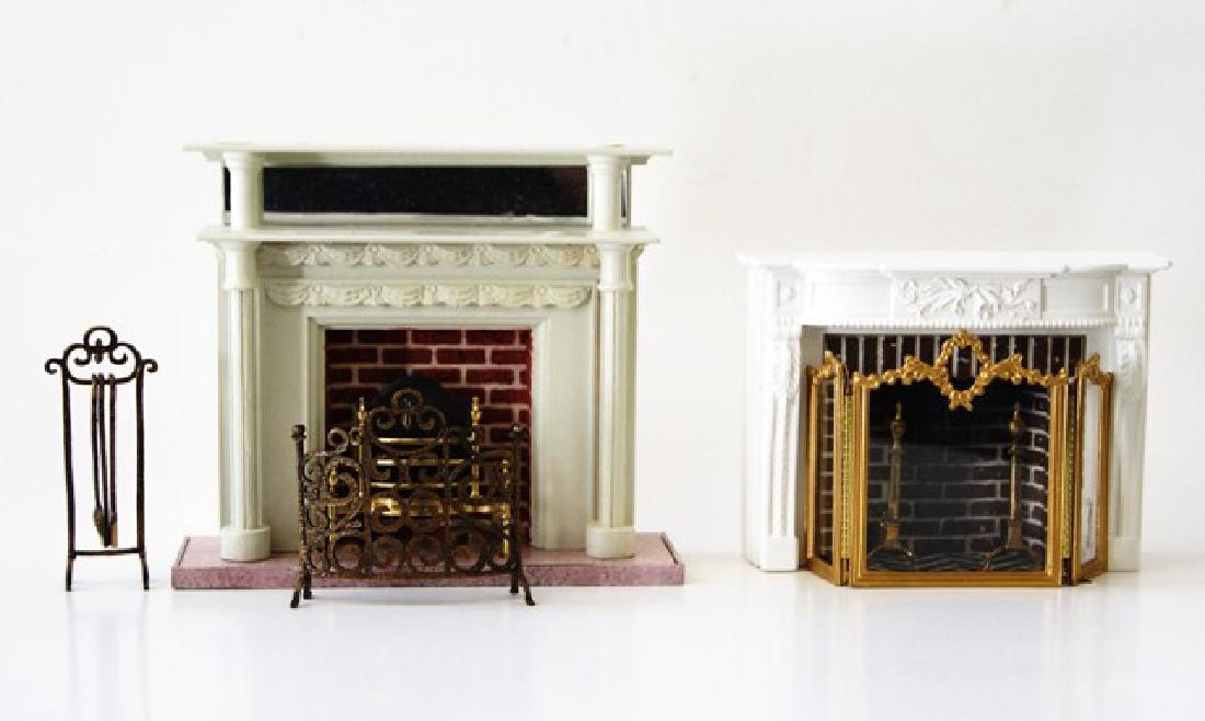 Dollhouse Fireplace Mantels & Accessories