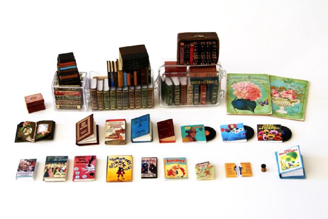 Large Group of Dollhouse Books, Records etc. (1 of 1)