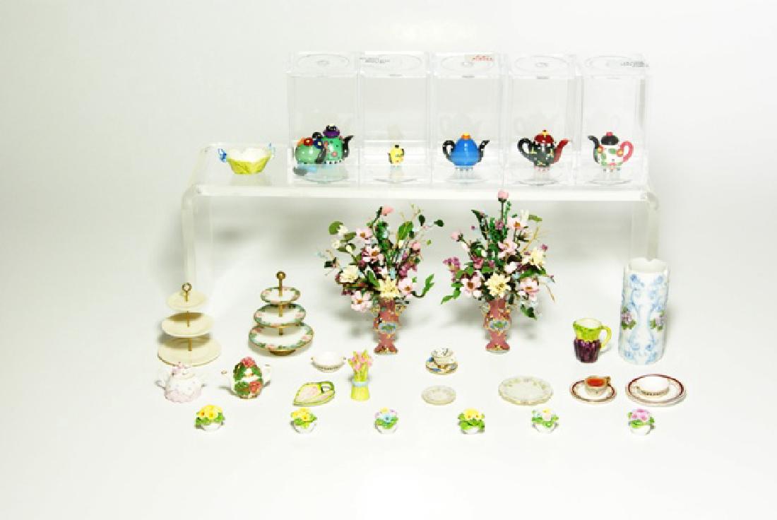 Large Group of Artisan China for Dollhouse (1 of 1)