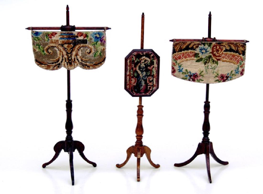 Three Petit Point Screens for Dollhouse (1 of 1)