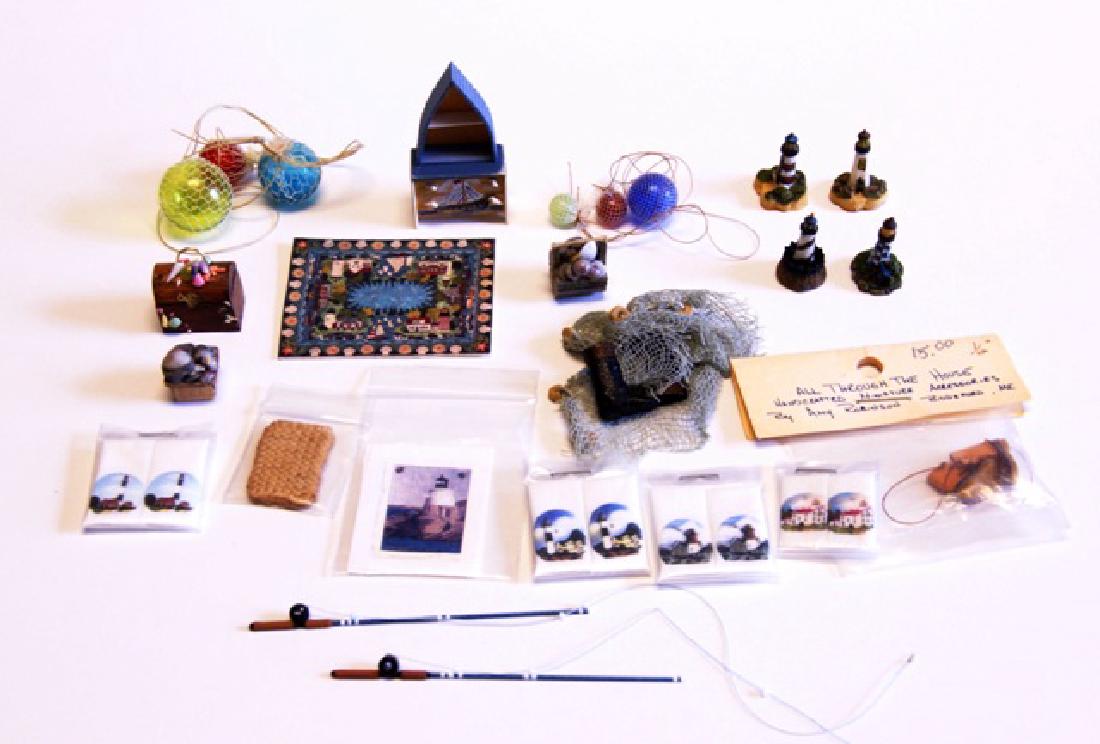 Large Group of Nautical Dollhouse Miniatures (1 of 1)