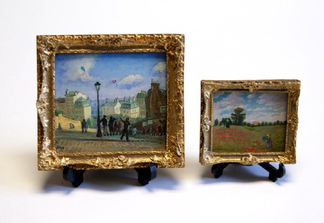 Two Paul Saltarelli Miniature Oil Paintings (1 of 3)