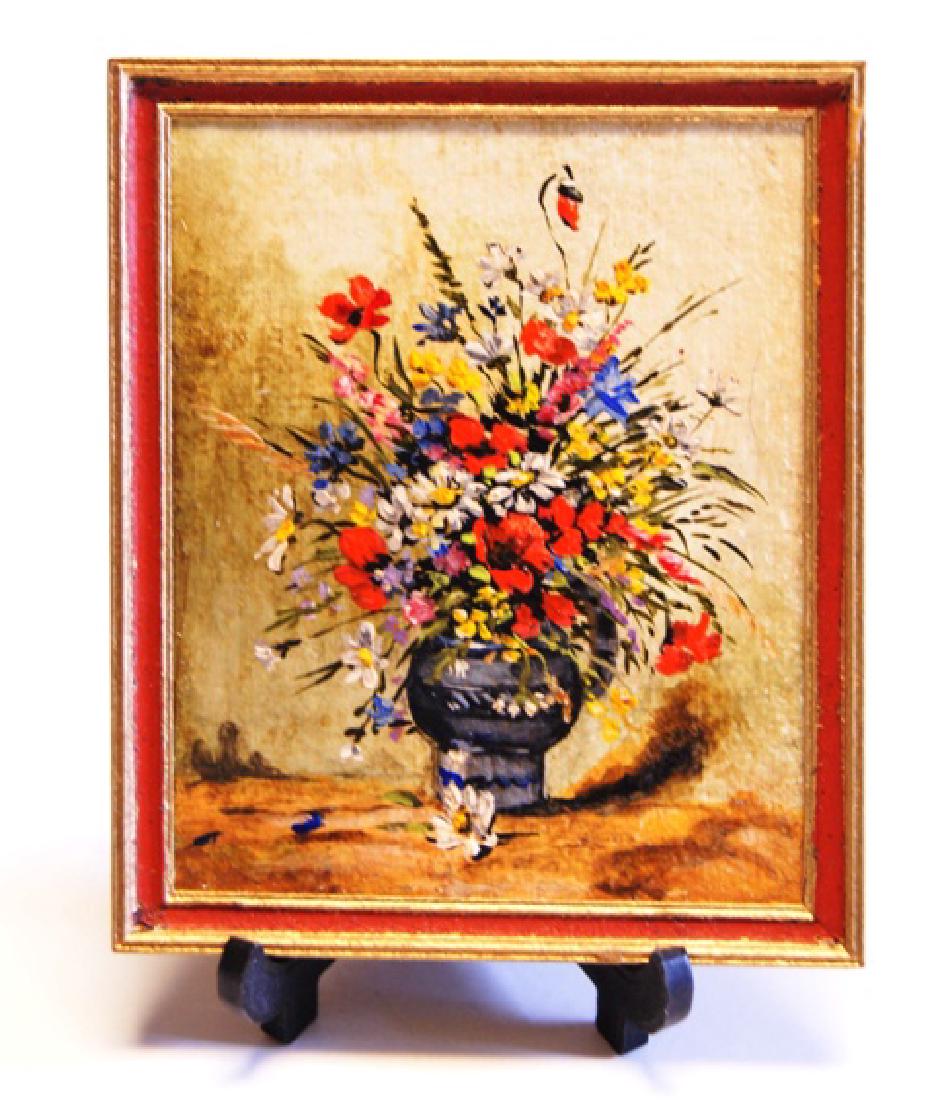 George Schlosser Still Life Miniature Painting (1 of 1)