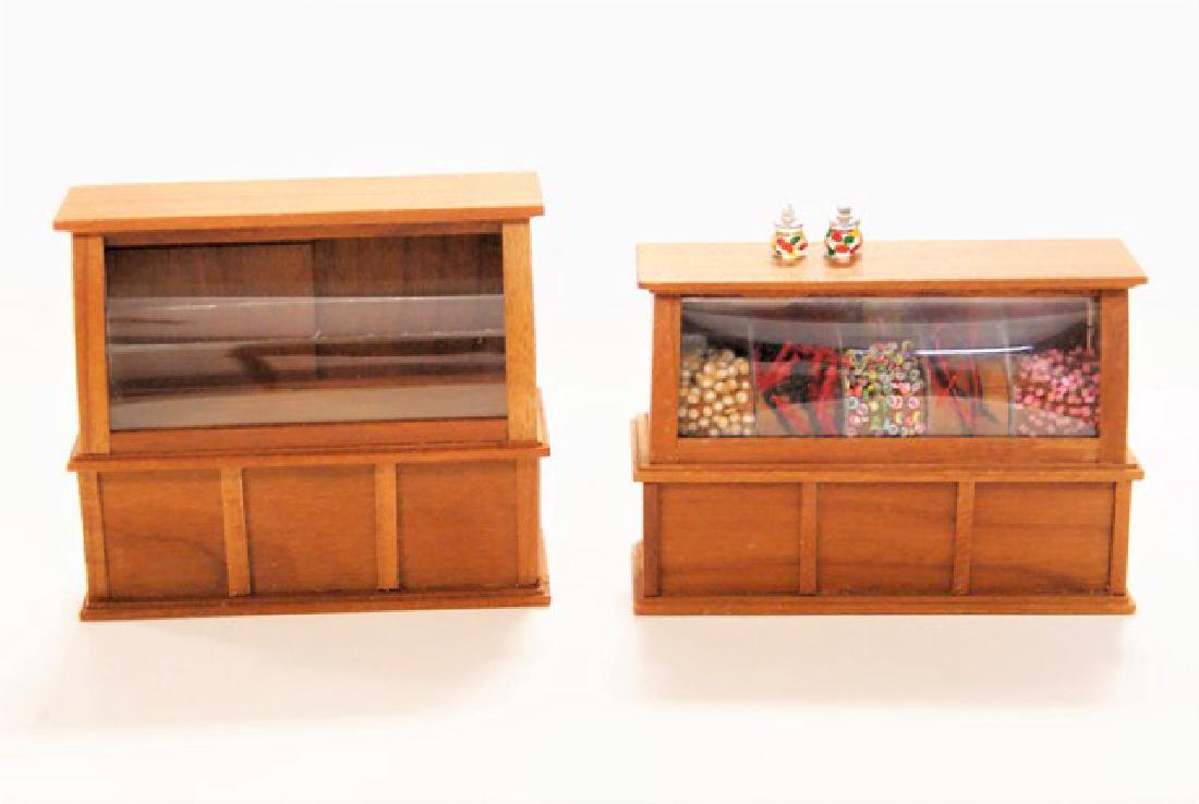 Two Gene Trent 1/2" Candy Store Displays for Dollhouse (1 of 3)