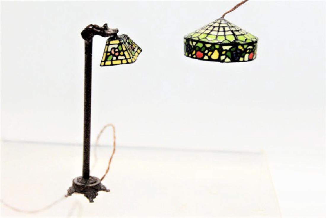 Stained Glass Hanging Lamp & Floor Lamp for Dollhouse (1 of 2)