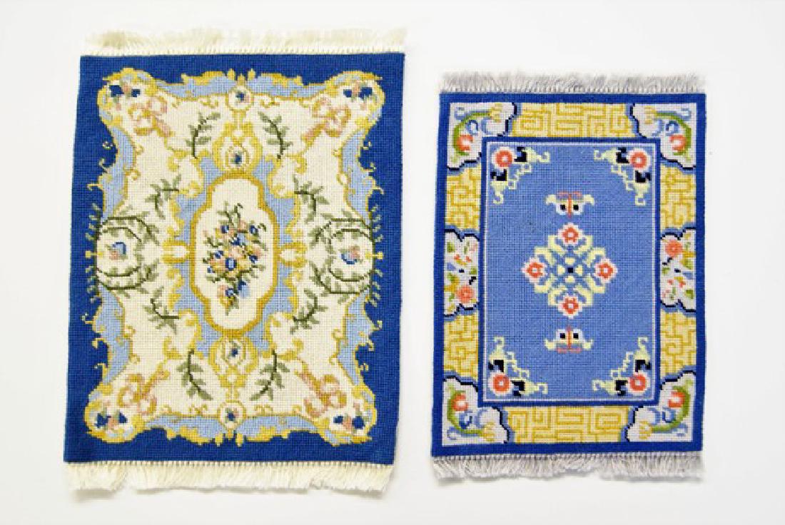 Two Petit Point Dollhouse Rugs (1 of 3)
