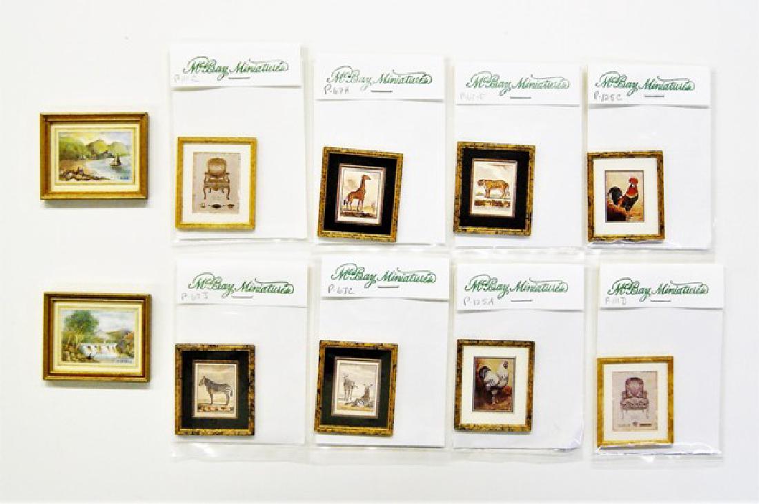 Two K.J.F. Bird Watercolor Miniatures & Others (1 of 4)