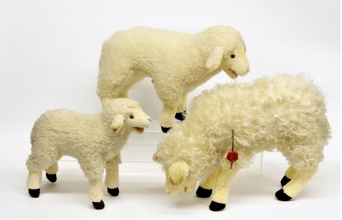 large stuffed sheep