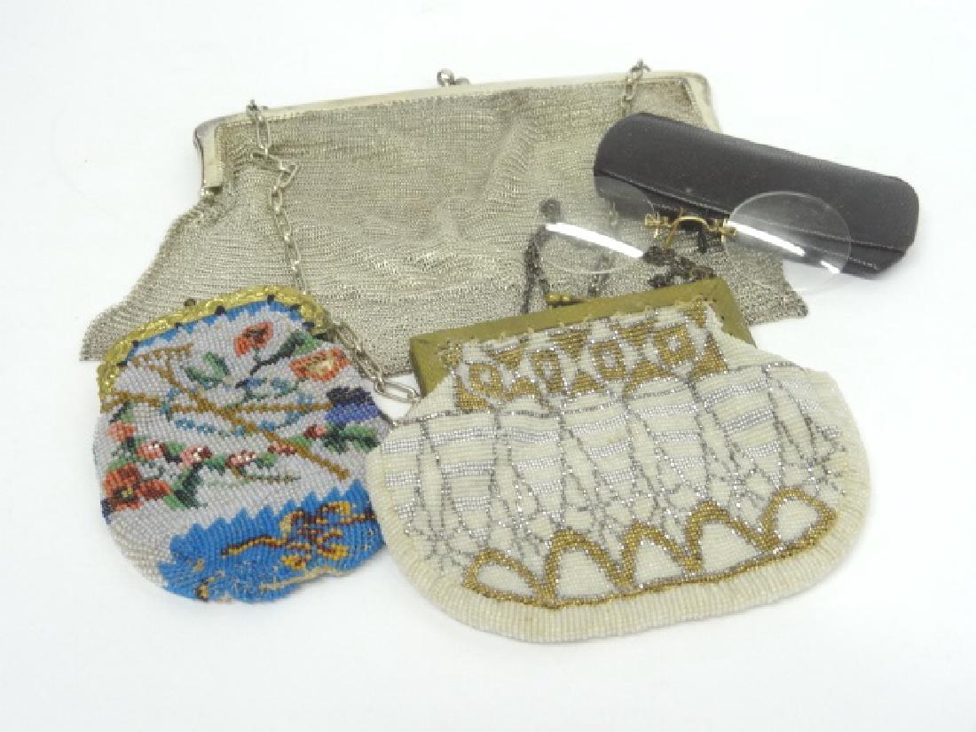 Large Silver Purse, Small Bags & Glasses (1 of 1)