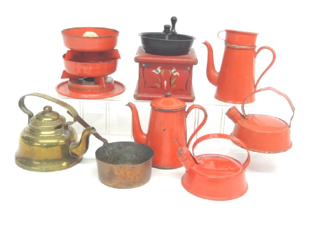 Miniature Red Agate Kitchenware (1 of 1)