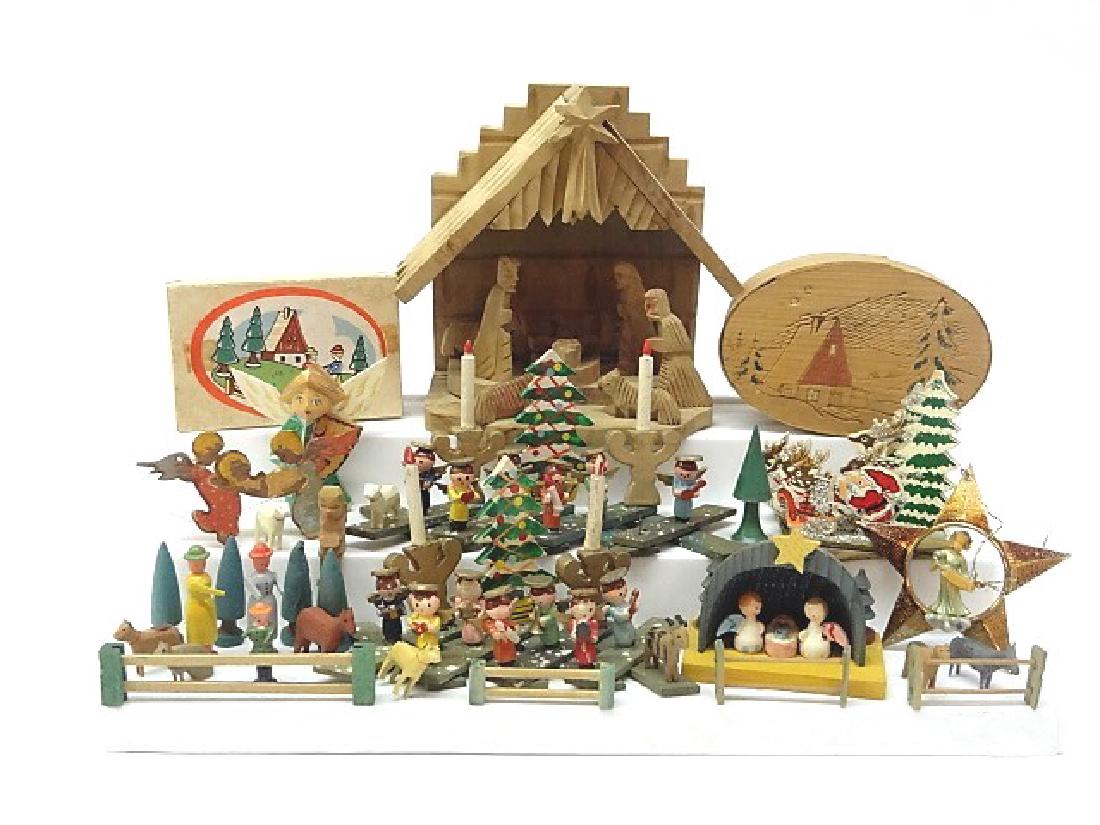 Vintage Wooden Christmas Decoration (1 of 1)
