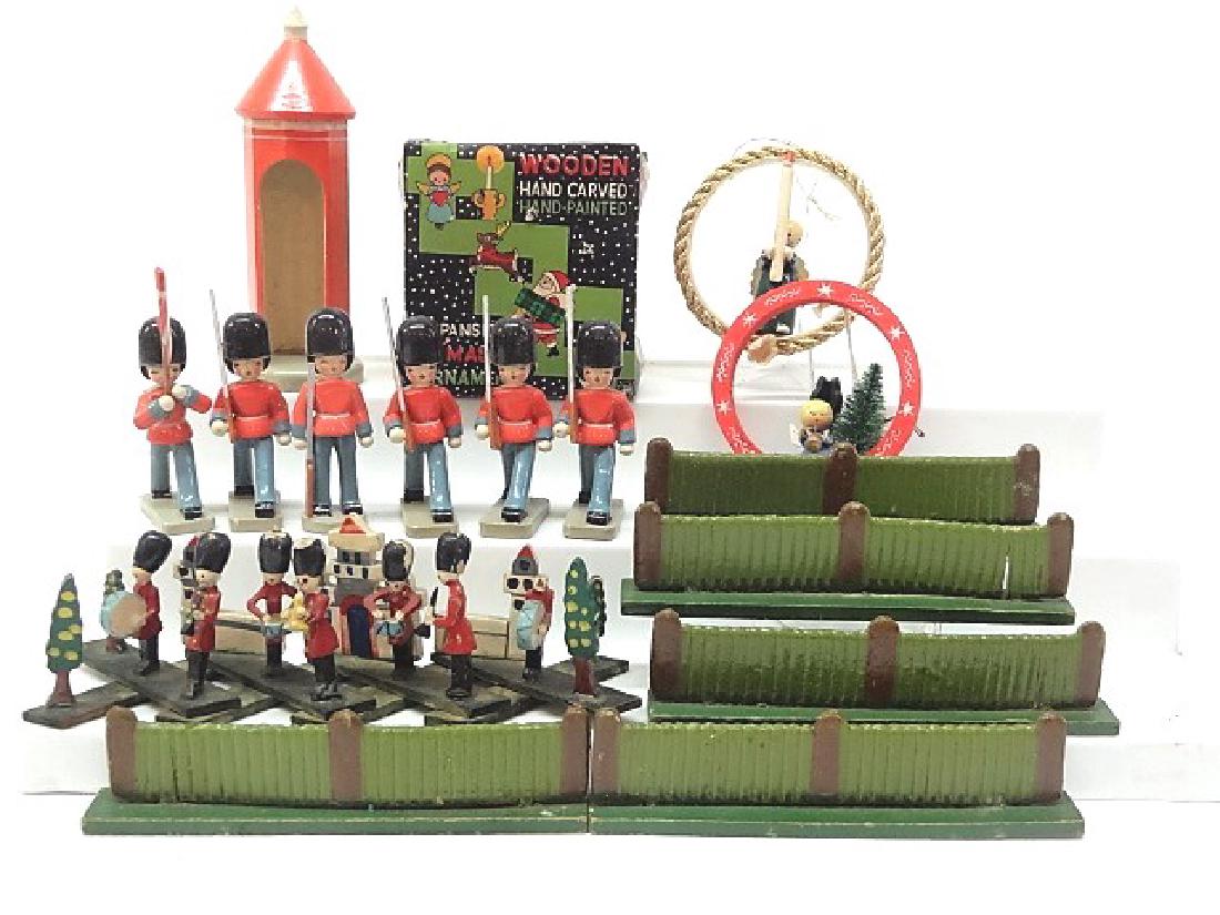 Vintage Wooden Christmas Figures (1 of 1)