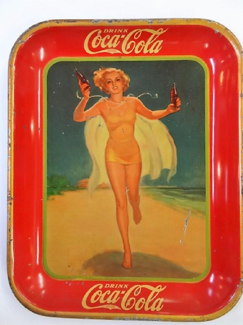 1937 Vintage Coca Cola Advertising Tray