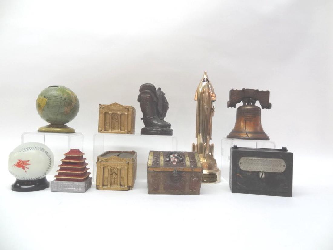 Grouping of Toy Still Banks (1 of 1)