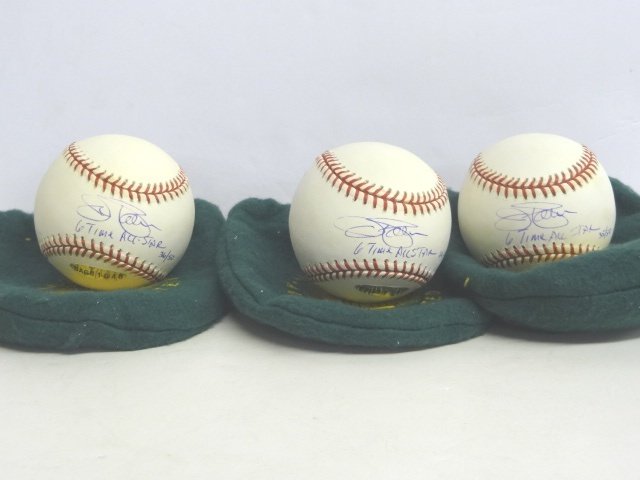 Three Jim Palmer Autographed baseballs w/coa (1 of 1)