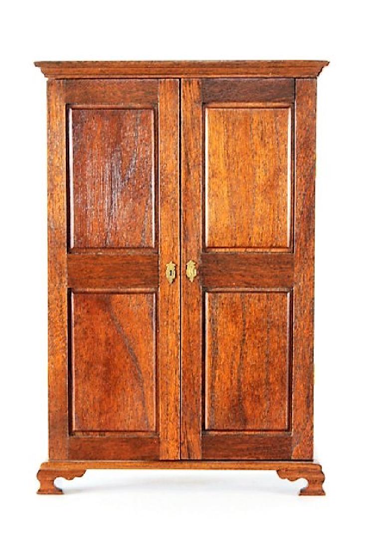 Roger Gutheil Mahogany Wardrobe Dollhouse Miniature (1 of 3)