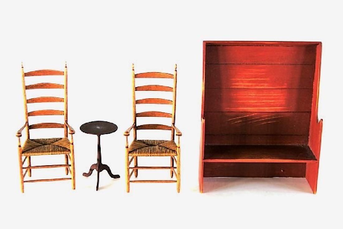 Jim Icon Shaker Chairs & Others Dollhouse Miniatures (1 of 3)