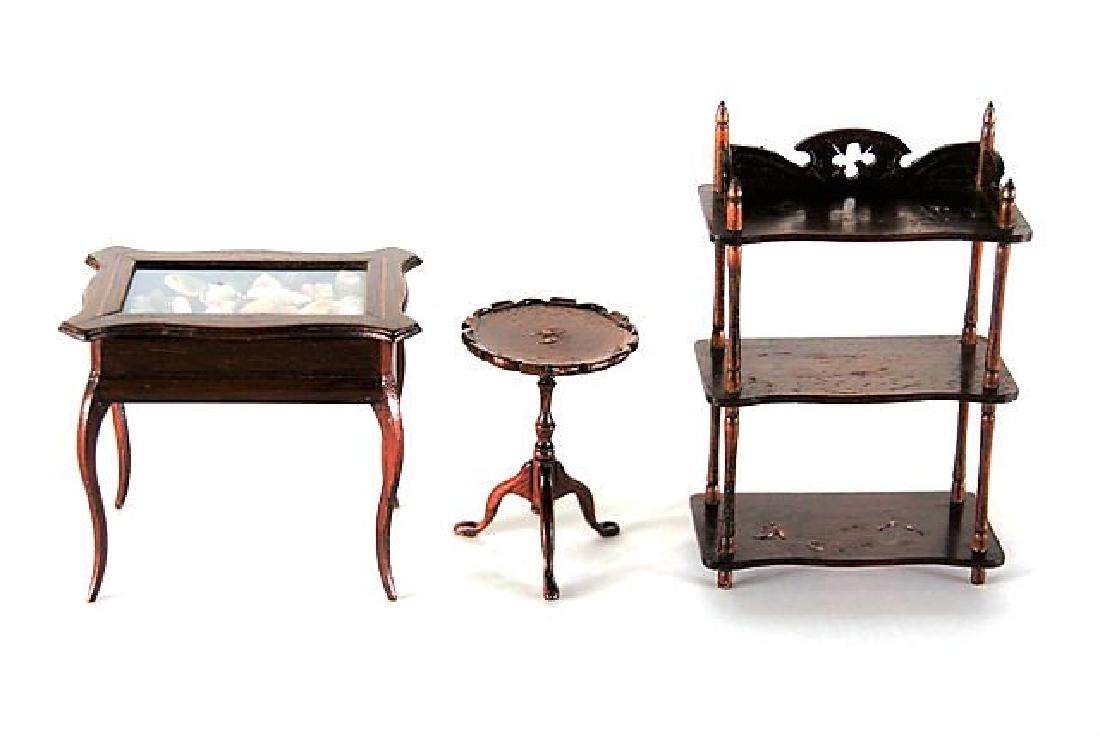 Dennis Jenvey Display Case, Table, Shelf Dollhouse (1 of 1)