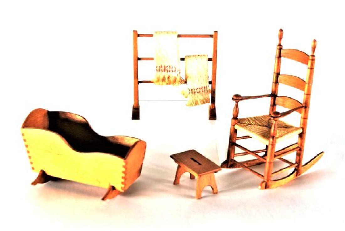 George Hoffman Shaker Furniture Dollhouse Miniatures (1 of 1)