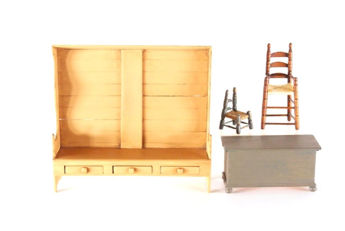 Hoffman Style Painted Country Furniture Dollhouse (1 of 3)
