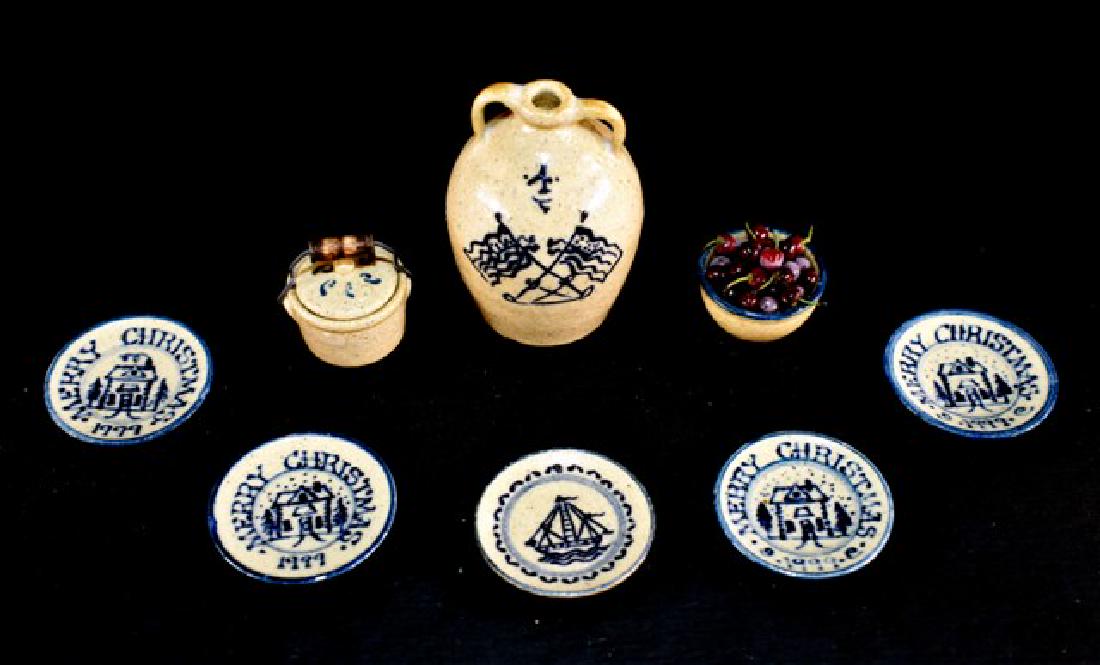 Jean Graber Decorated Stoneware Dollhouse Miniatures (1 of 3)