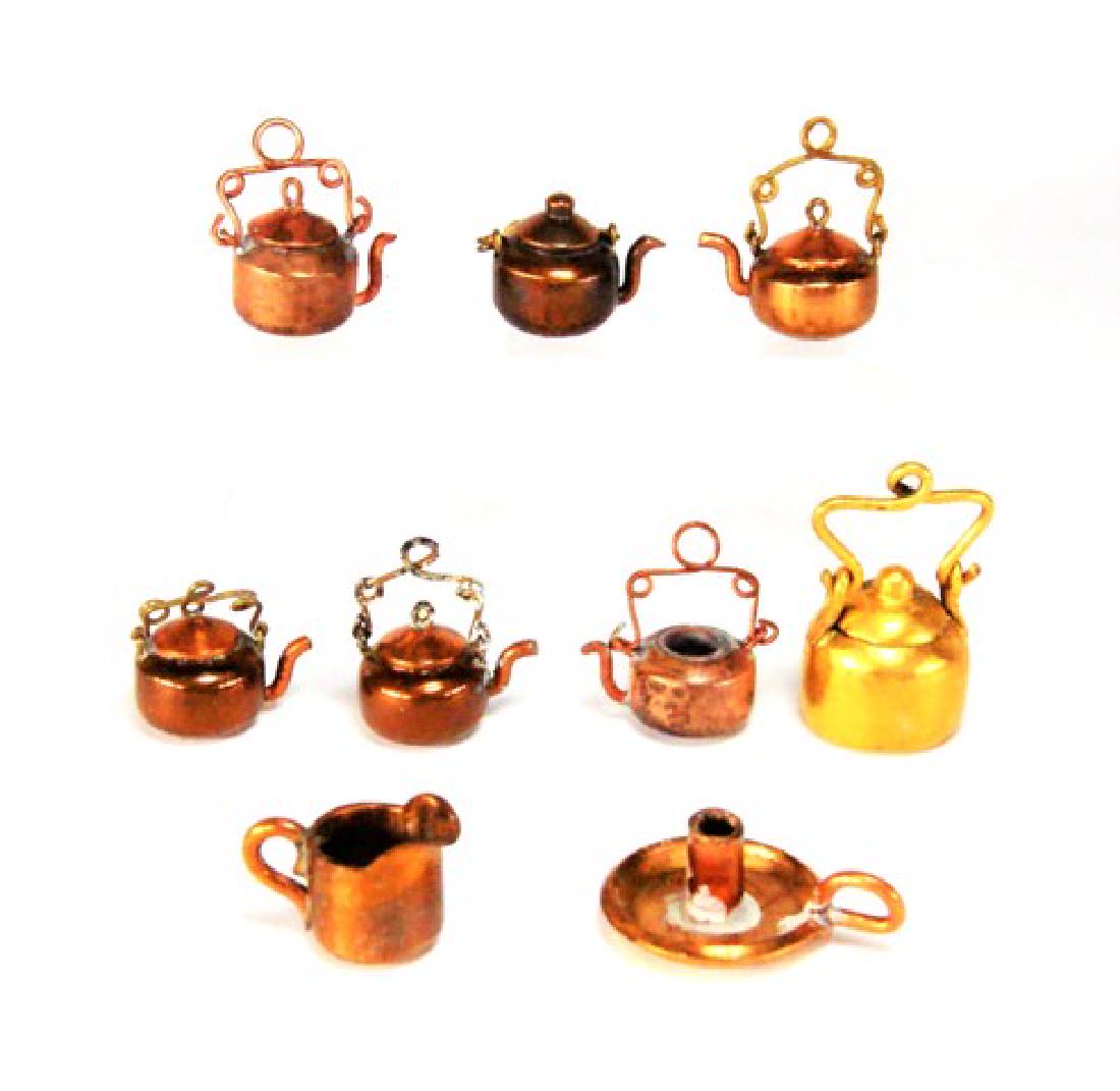 Copper Dollhouse Utensils Made From Pennies Miniatures (1 of 1)