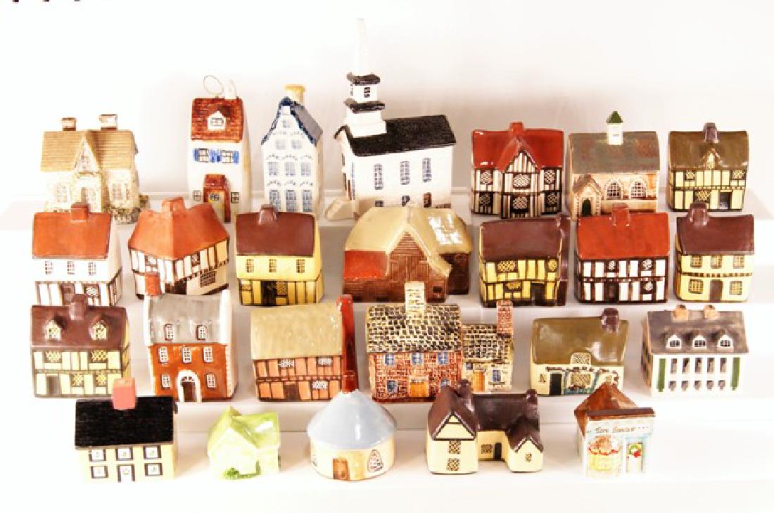 23 Small Ceramic Houses & Others (1 of 1)