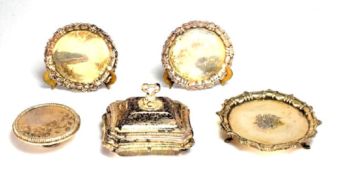 Pete Acquisto Sterling Dollhouse Trays & Entre Dish (1 of 1)