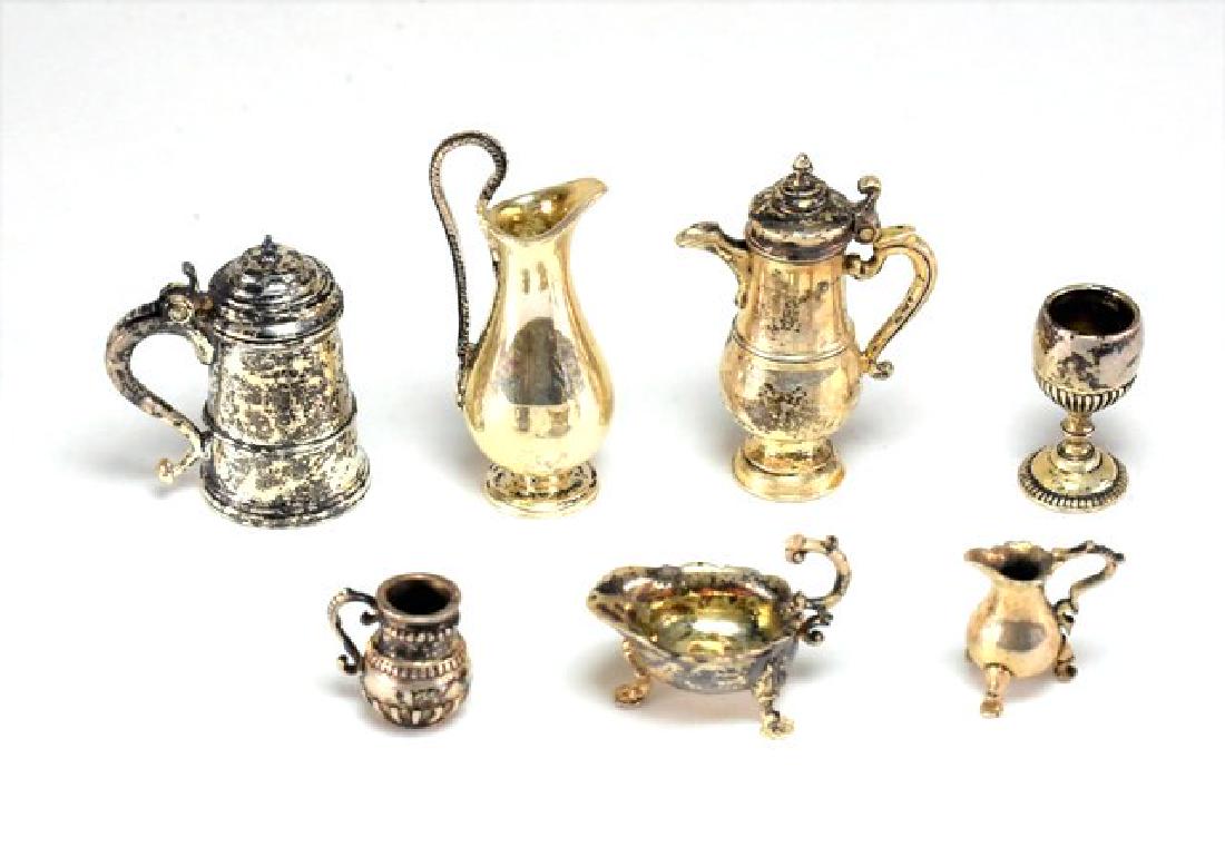Pete Acquisto Hollow Ware Sterling Dollhouse Miniatures (1 of 1)