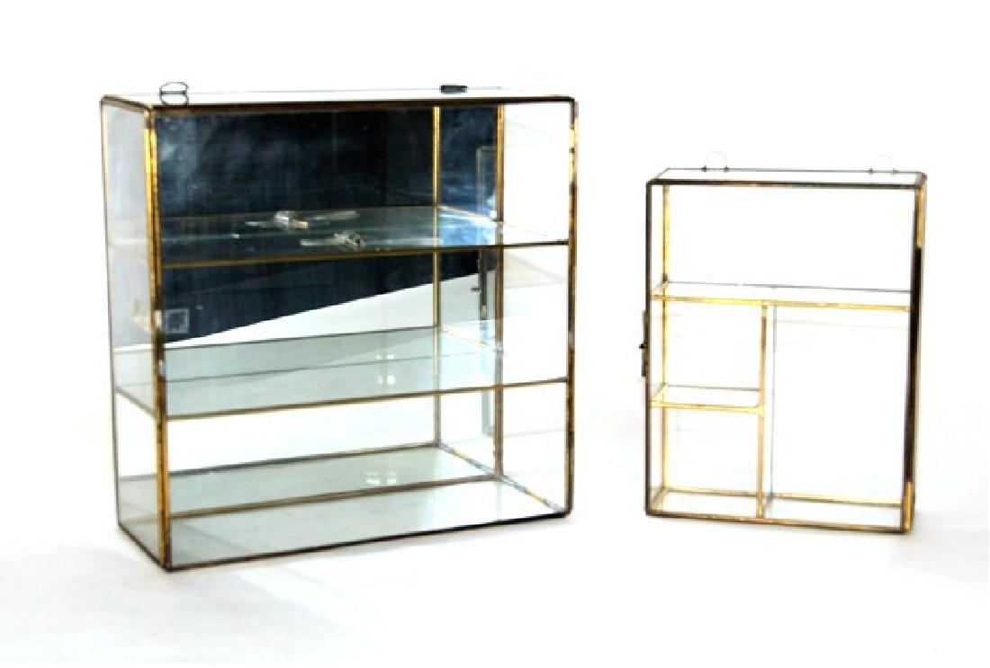 Two Small Glass Display Cases (1 of 1)