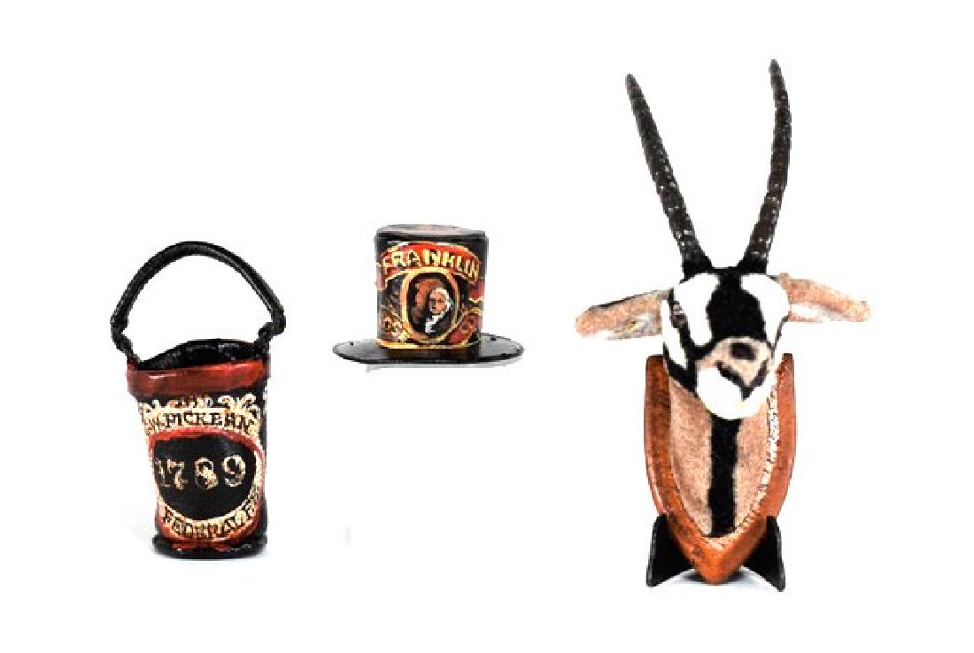 Coursein Antelope Mount & Folk Art for Dollhouse (1 of 2)