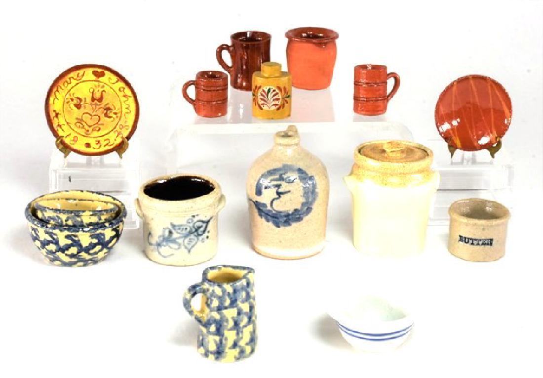 McKnight & Curran Dollhouse Pottery Miniatures (1 of 1)